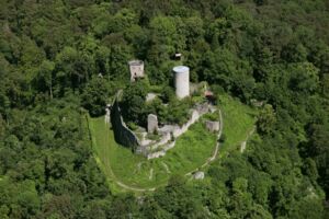 Burgruine Hohennagold Bewirtung DIGEL-Pavillon