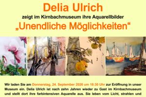 Unendliche Möglichkeiten - Aquarelle von Delia Ulrich