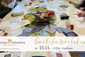 Textilworkshop mit Birgit Paschke Japanische Sticktechnik Sashiko