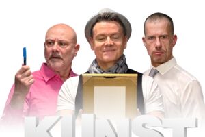 Kunst - Komödie von Yasmina Reza - mit Jim Phetterplace, Lars Ruth, Anselm Wittenstein