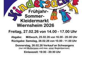 Kinderkleiderbasar Wiernsheim