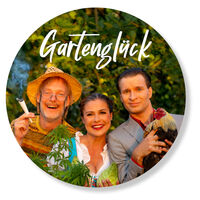 Gartenglück - Erst bücken- dann pflücken