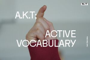 ACTIVE VOCABULARY