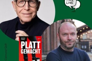 Book Talk zu Plattgemacht mit Mathias Liebing im Gespräch mit Reiner Calmund