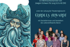 Zar Wasserwirbel - Gespielt von Darstellern des Lebenshilfswerks Waren.