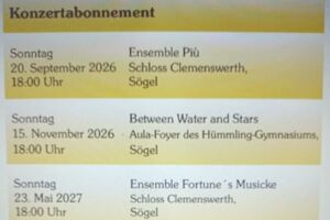 Konzertabonnement 2026/27