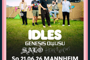IDLES + Supports mit Genesis Owusu, Saló & Heartworms