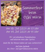 Sommerfest OGV Würm
