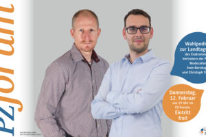 Wahlpodium zur Landtagswahl im Enzkreis