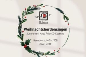 1. Türchen im Lebendigen Adventskalender For Kids: Weihnachtsherdensingen in der CD-Kaserne