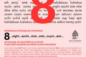 Finissage der Ausstellung ACHT