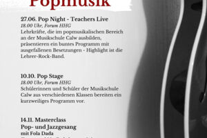 Masterclass Pop- und Jazzgesang mit Fola Dada